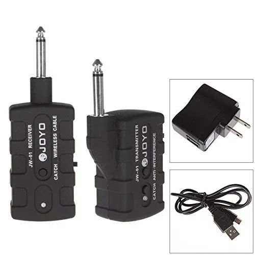 

Rechargeable 2.4Ghz Audio Wireless Digital Guitar&Amp.Transmitter Receiver for Guitar,Bass,Mandolin,Banjo universal Wirelessjw01