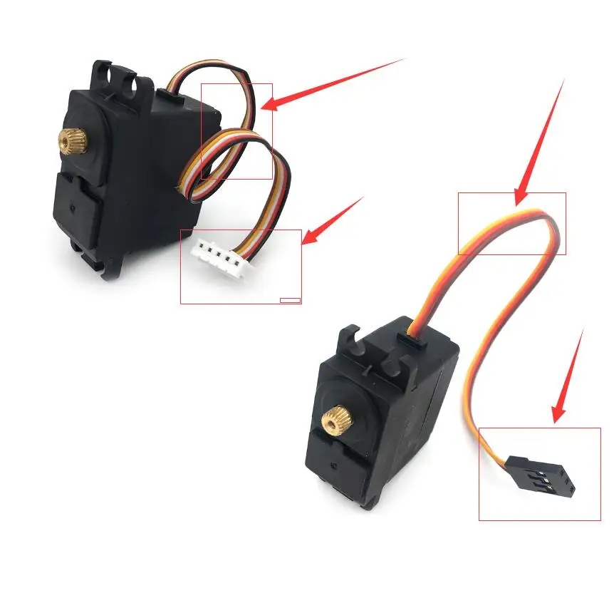 Автомобильные запасные части Feiyue FY-01 FY-02 Subotech BG1506 BG1507 BG1508 BG1509 BG1513, металлические рулевые сервоприводы 3 линии/5 линий