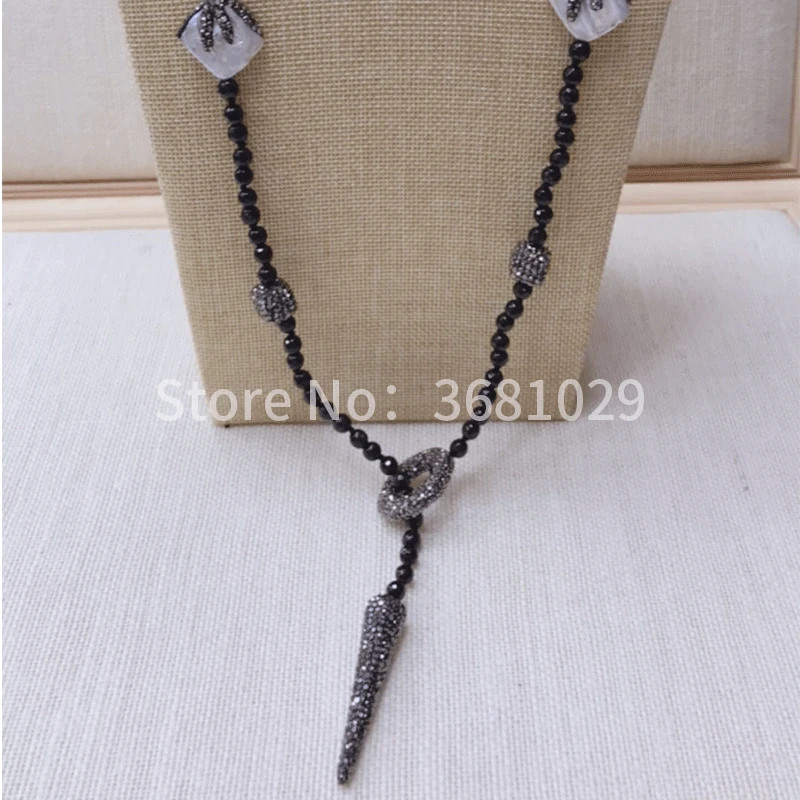 Fashionable contracted long style necklace deserve to deserve to act the role of 100 take tassel atmosphere pendant