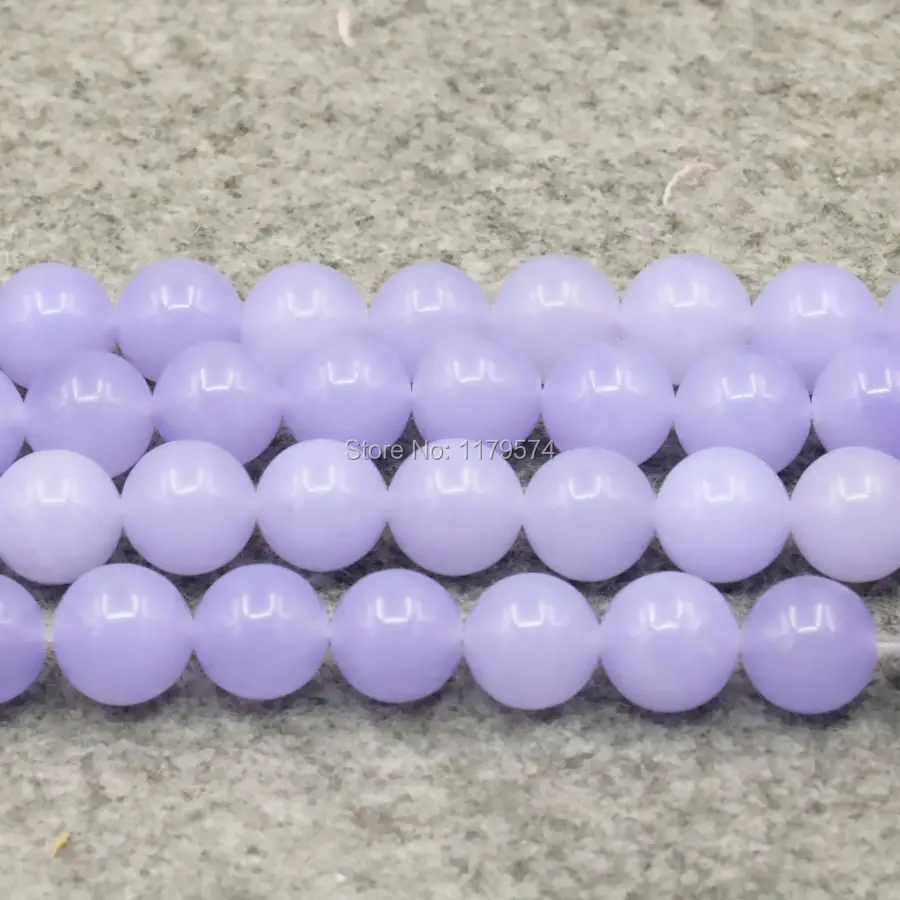 8mm 10mm 12mm Purple Alexandrite Accessories Crafts Loose Round Beads Natural Stone Fashion Jewelry Making 15inch Women Gifts