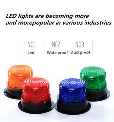 Rolling Car Truck Signal Warning light 12-60v LTE5095 Indicator light LED Lamp Warning Flash beacon light