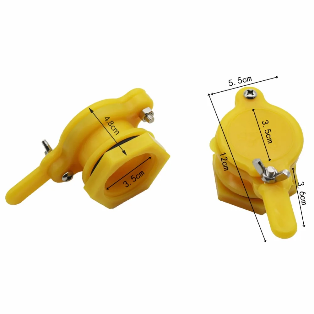 5Pcs Beekeeper Honey Exports Extractor Centrifuge Flow Gate Shake Honey Machine Accessories Bee Tool Honey Spout Beekeeping Tool