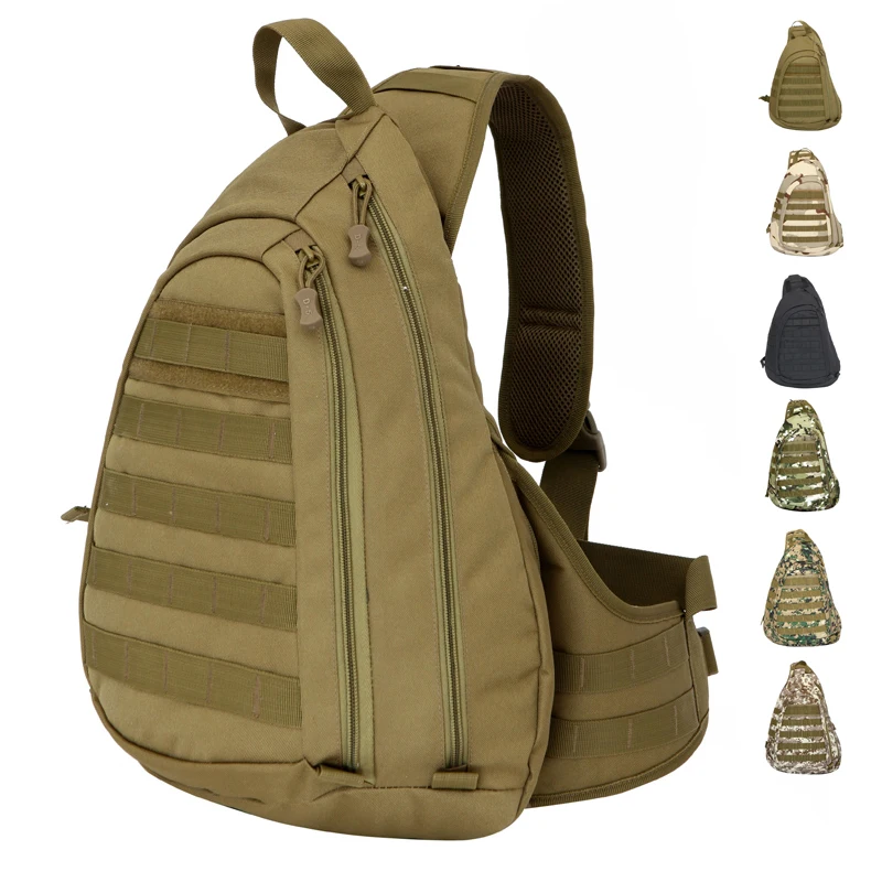 Waterproof Triangle Chest Sling Pack Outdoor Sport A4 Single Shoulder Man Large Crossbody Ride Trave Backpack Bag