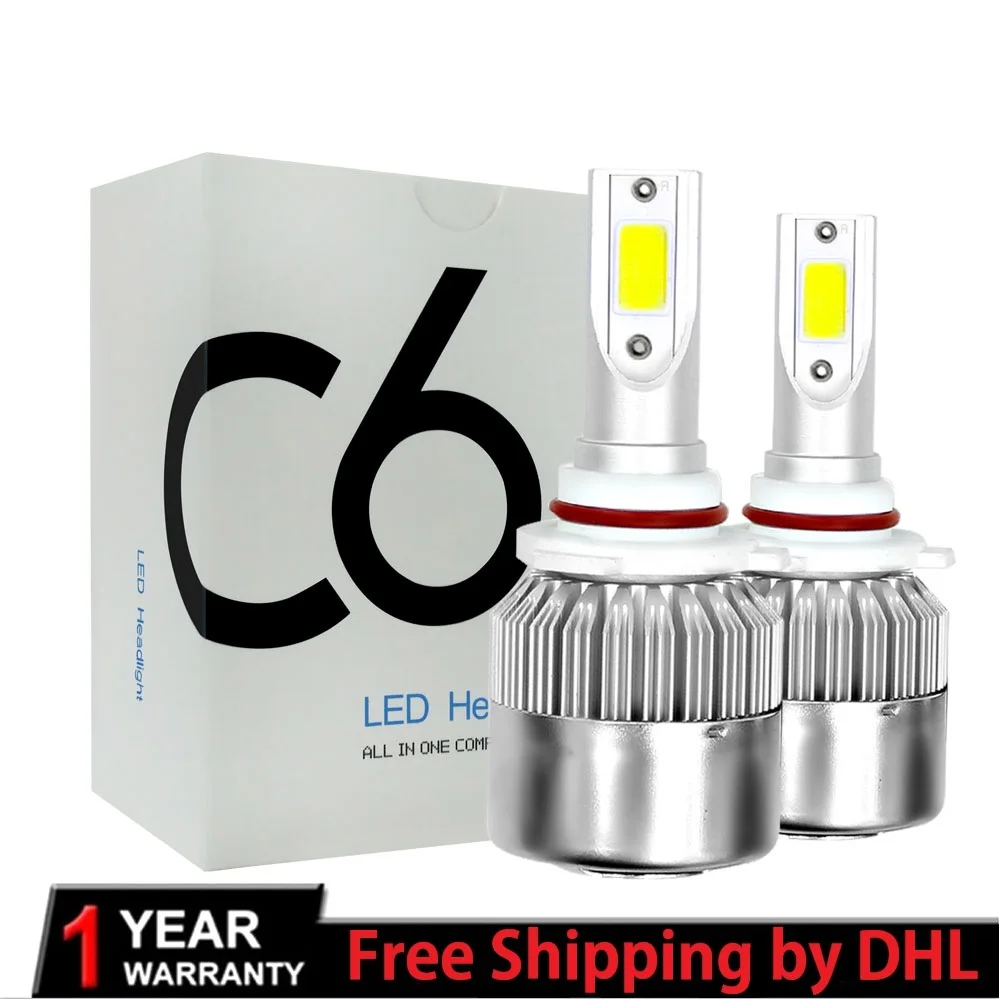 

Shipping by DHL Auto Car LED Headlight Bulb H7 LED Lamp H11 H13 H4 H1 H3 HB3 HB1 9005 9003 9004 Car LED Headlight 6000K 7600LM