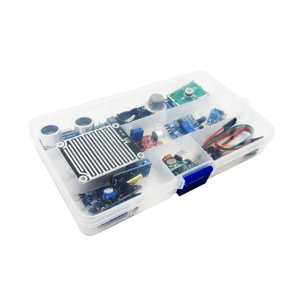 16pcs/lot 16 kinds of sensor in one box Raspberry Pi 3&Raspberry Pi 2 Model B the sensor module package