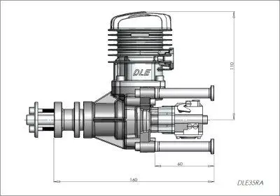 DLE 35 RA original GAS Engine For Airplane model hot sell,DLE35RA,DLE, 35 ,RA,DLE-35RA