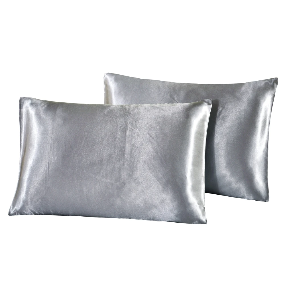 pillow case satin silky pillowcase bed pillow cover