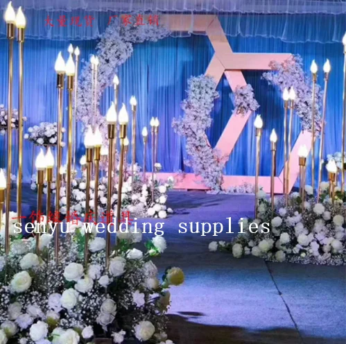 

New design hot sale indian wedding stage decoration backdrop stand senyu0189