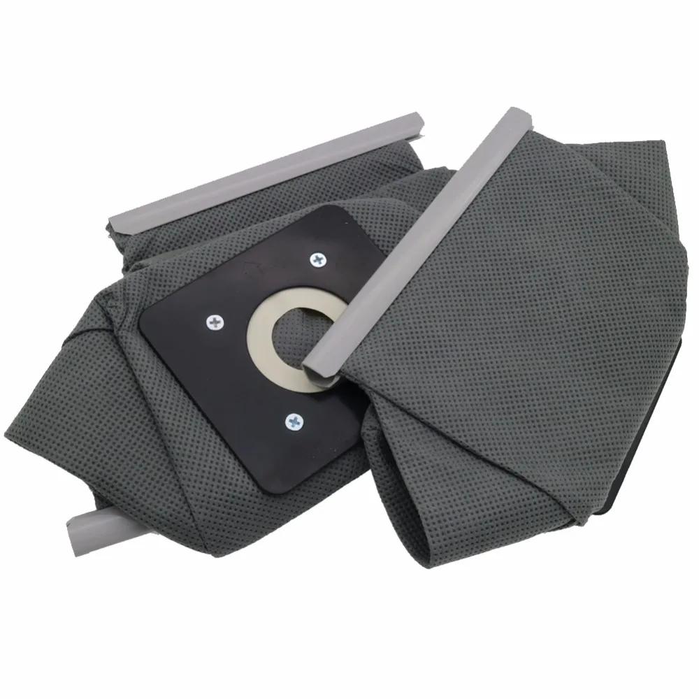 2Pcs/lot Vacuum Cleaner Bags Non Woven Bags 110mm*100mm Plastic tray Washable Dust Bag for Electrolux Philips LG sumsung etc