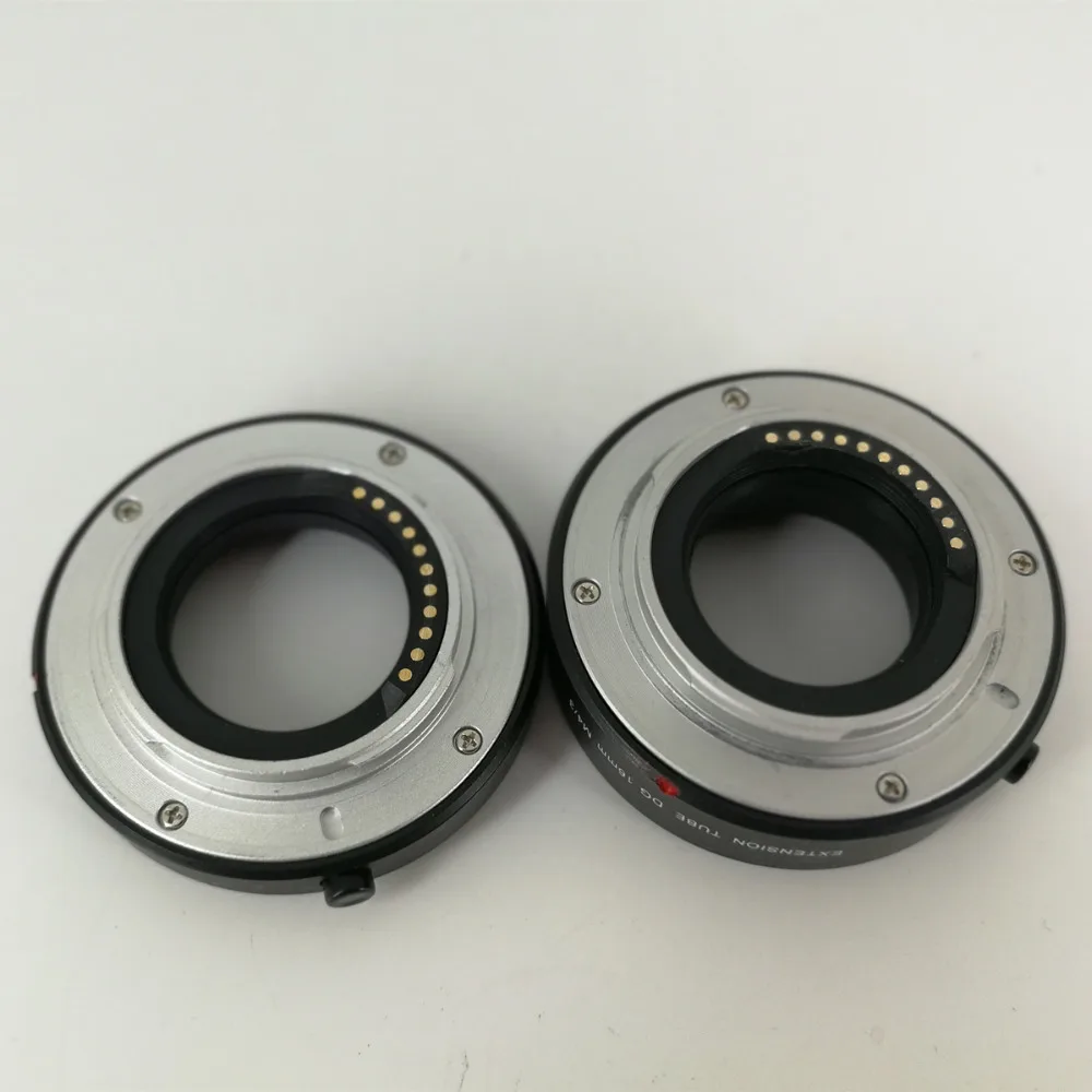 الإلكترونية AF السيارات التركيز ماكرو تمديد حلقة أنبوب مجموعة ل M43 MFT أوليمبوس EP5 EM5 EM1 EM10 مارك II III باناسونيك G6 G5 GX7 GX8