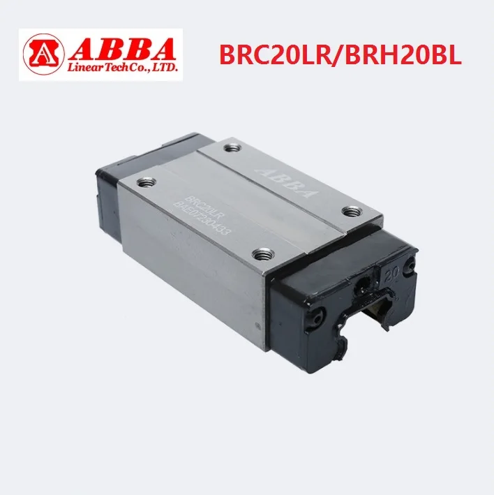 10pcs Original Taiwan ABBA BRC20LR/BRH20BL Linear narrow Block Linear Rail Guide Bearing for CNC Router Laser Machine parts