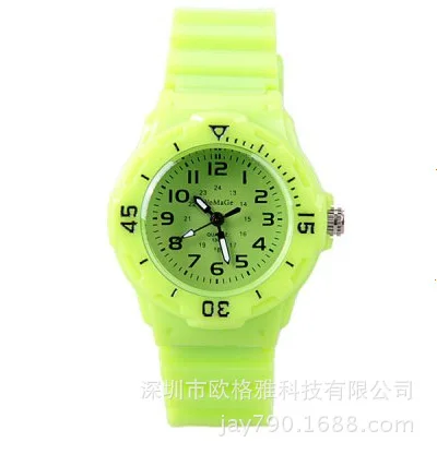 2016 Fashion Brand Sports Multifunction Quartz Watches Silicone Strap Wristwatches Multicolor Optional Student Boy Gilr Watches