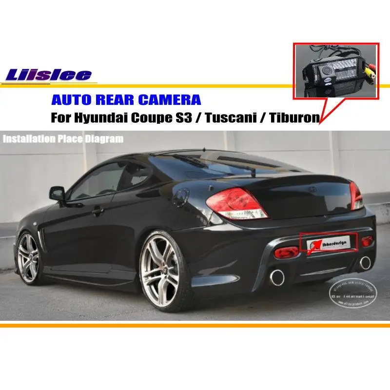 For Hyundai Tiburon Coupe SIII Tuscani 20002-2008 Car Rearview Rear View Camera Back AUTO HD CCD CAM Accessories Kit