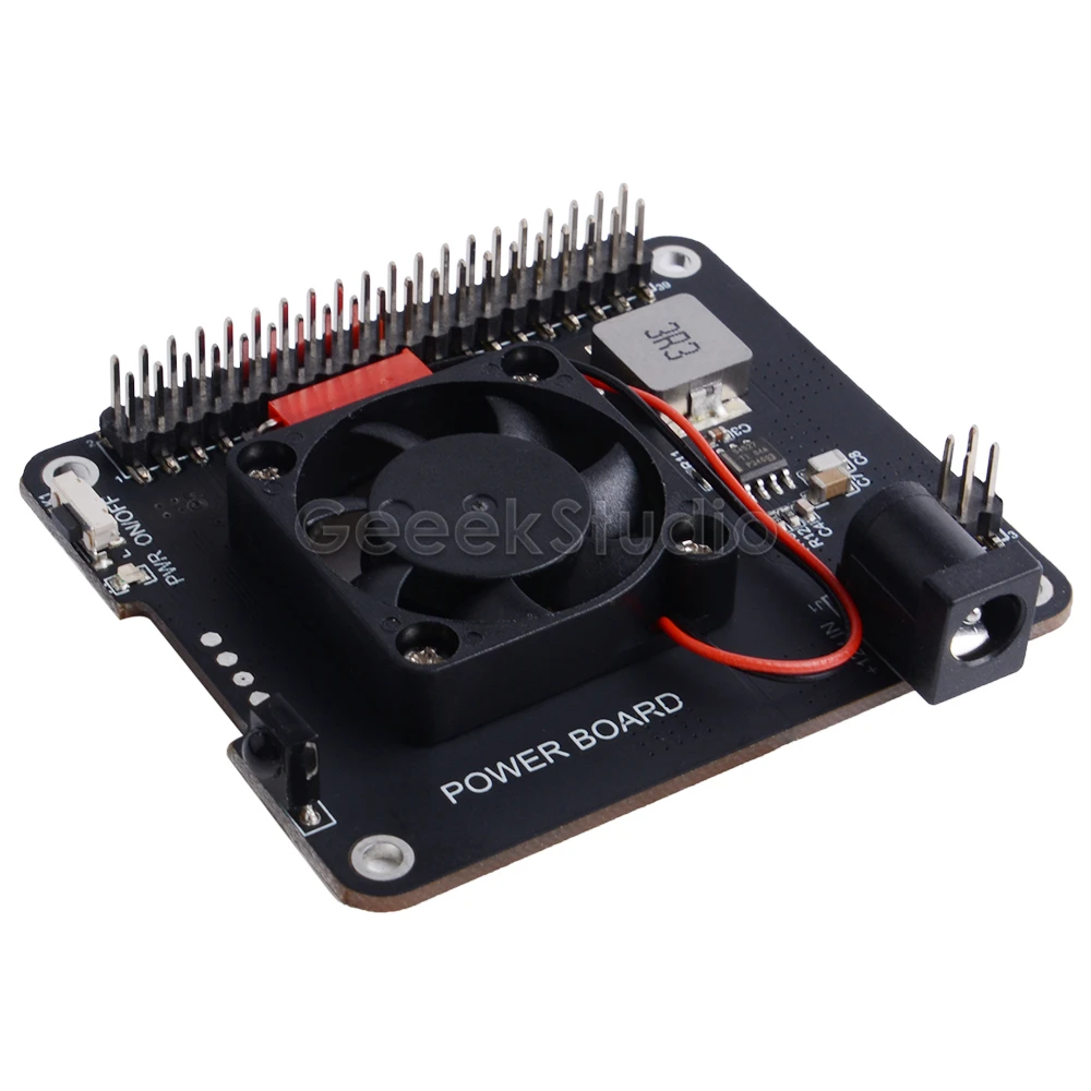 DockerPi Power Board Cooling Fan Protective Expansion Board with IR Remote Control for Raspberry Pi Banana Pi M3 Orange Pi Zero