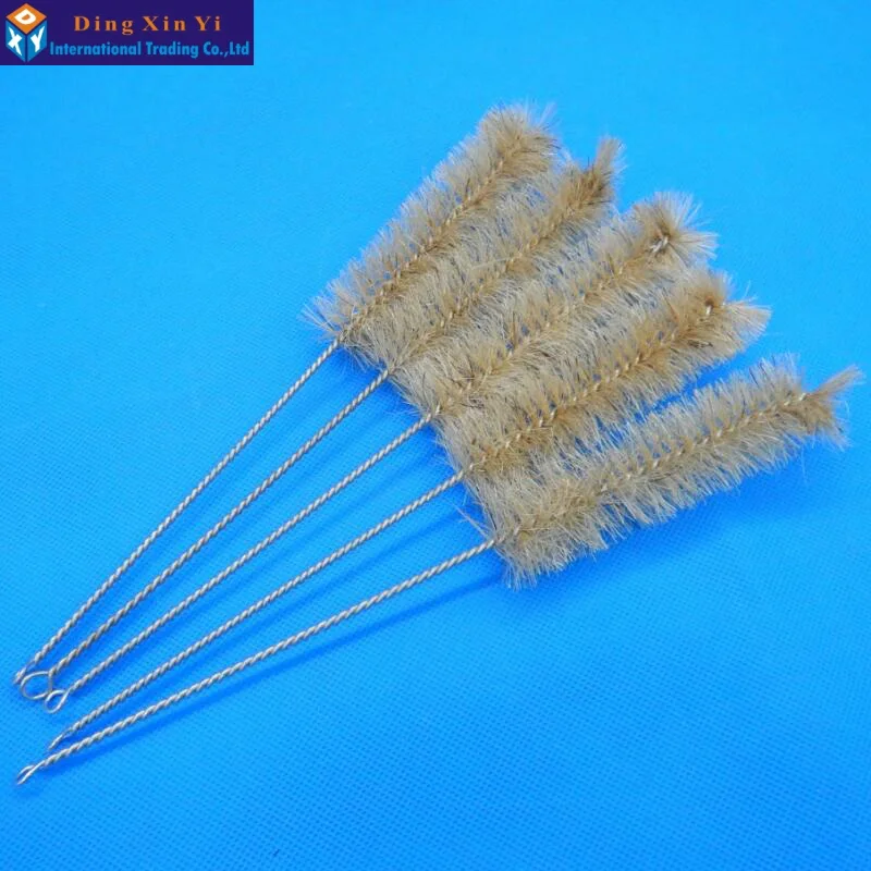 5pcs/lot middle-sized test-tube brush Pig hair brush Can be used for 18*180/20*200 test tube