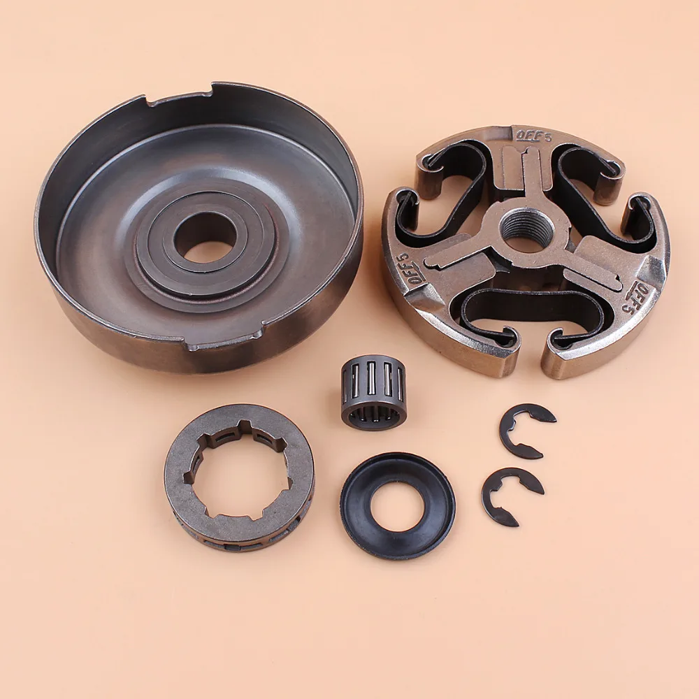 Clutch Drum Sprocket Rim Washer Bearing Kit For Husqvarna 365 372 XP 372XP 371 362 Chainsaw Parts 3/8