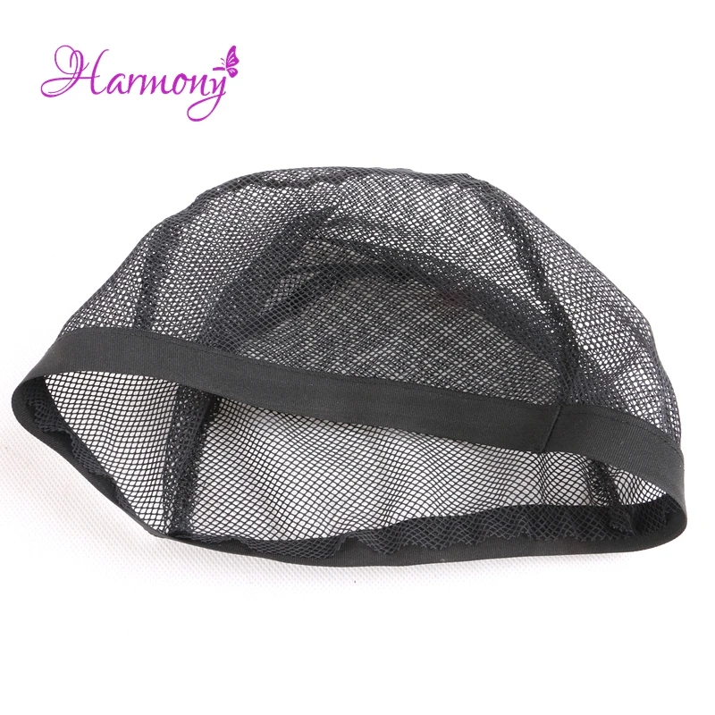 

30pcs/lot Black Color Dome Cornrow Wig Caps Easier Sew In Hair Stretchable Weaving Cap Elastic Nylon Mesh Net hairnet