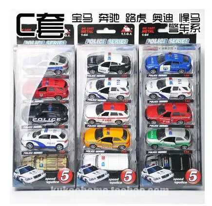 5PCS/set Alloy WARRIOR 1 :64 toy car model metal brinquedos pull back barrow load world cars combination kids toy gift