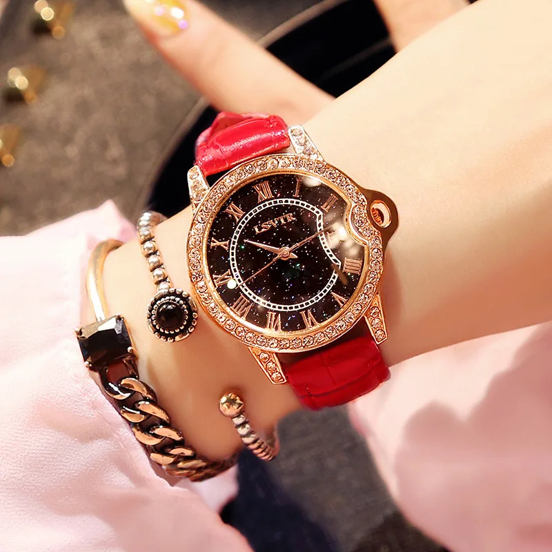 

Women Watches Woman Luxury Brand Crystal lady Wrist Watch Fashion Female Quartz Ladies Watches Clock For Women Relogio Feminino