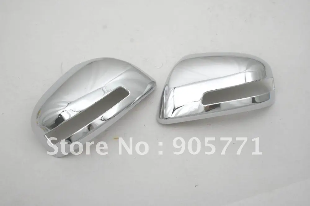 High Quality Chrome Mirror Cover w/Integrated Turn Signal Cutout for Honda Civic 2012 free shipping