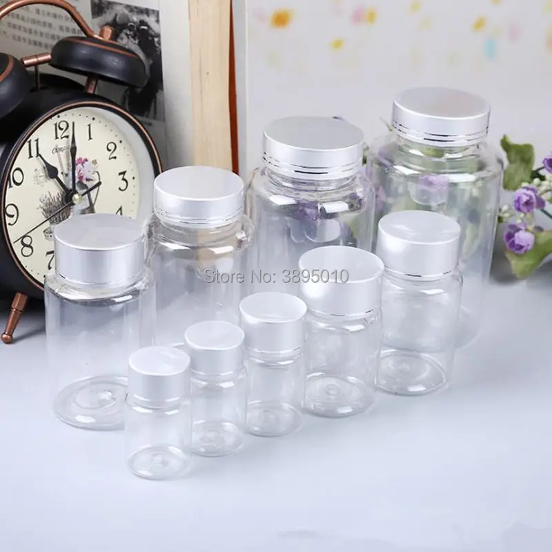 20ML  Plastic Medical Pills Refillable Bottle, Empty Capsules Storage Package F541