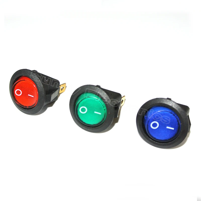 3 x Illuminated 12 Volt Rocker Switch ON/OFF 20 Amp DC 12V Kit Car Trike SPST