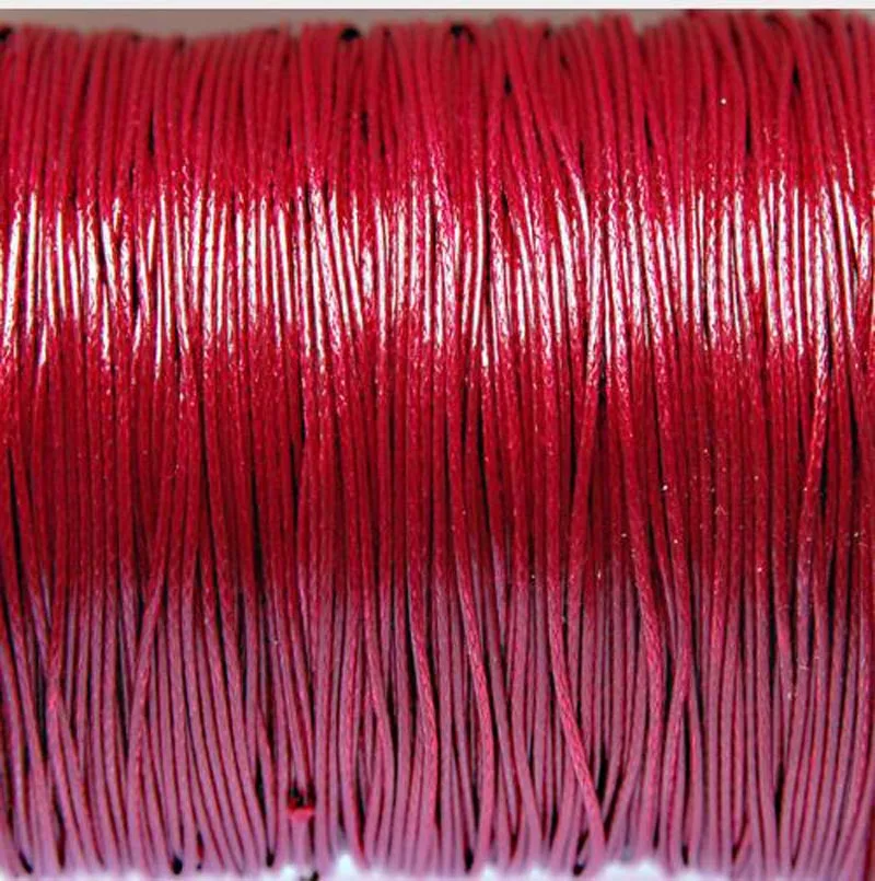 Miasol High quality waxy cord,0.5mm red taiwan waxy cord beading wire,thread cord,neon waxy cord wire for jewelry suppies