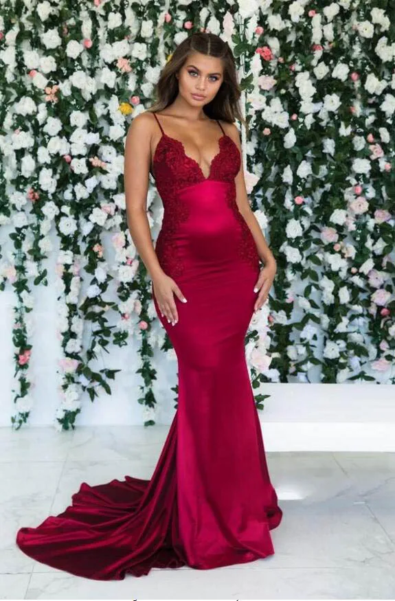 Mermaid Bandjes Bruidsmeisje Jurken Lange Sexy Backless Party Dress 2019 Sweetheart Bruidsmeisje Jurken