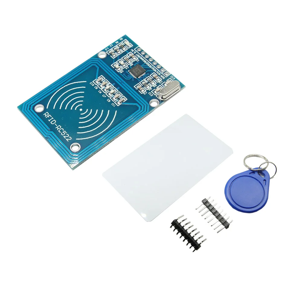 1 Set MFRC-522 RC-522 RC522 RFID Wireless IC Module S50 Fudan SPI Writer Reader Card Key Chain Sensor Kits 13.56Mhz For Arduino