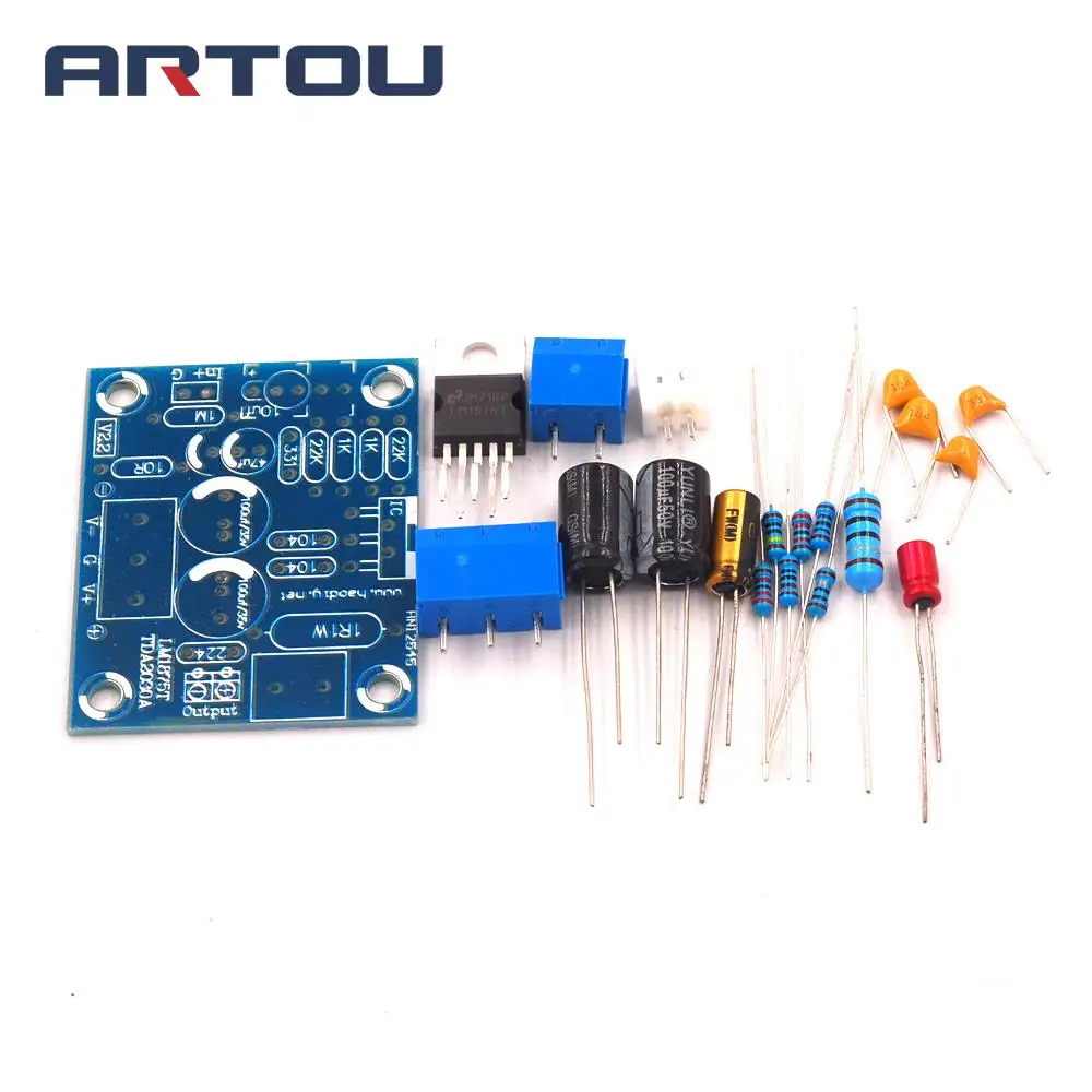 20W HIFI LM1875T Mono Channel Amplifier Board Stereo Audio Amplifier Module Kit for DIY Integrated Circuits