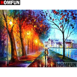 HOMFUN Full Square/Round Drill 5D DIY Diamond Painting 