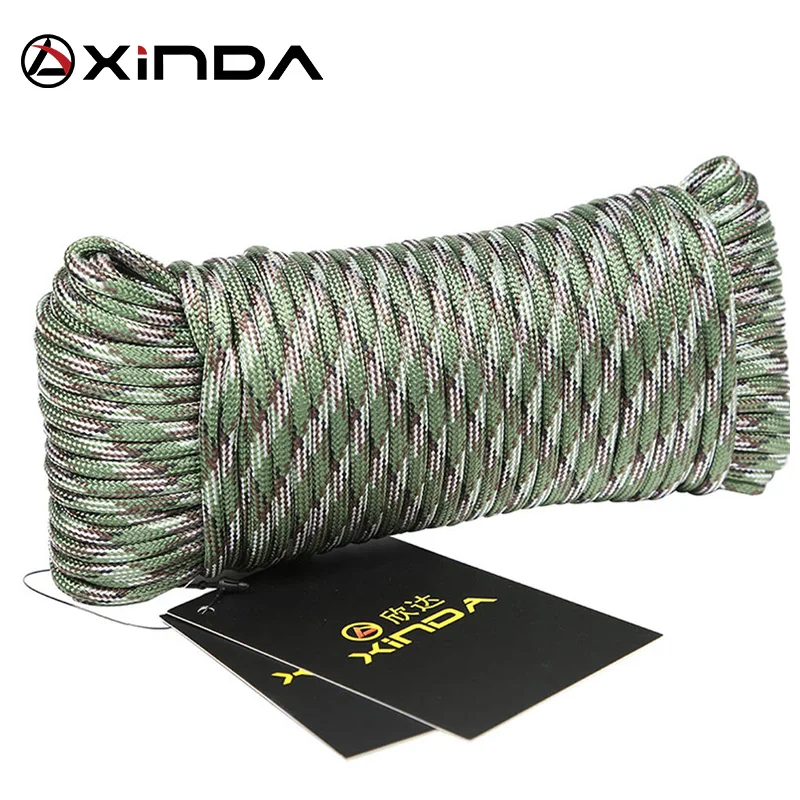 Xinda catch rope rope mountaineering outdoor auxiliary line 9 core life-saving rope equipment safety rope 31 meters