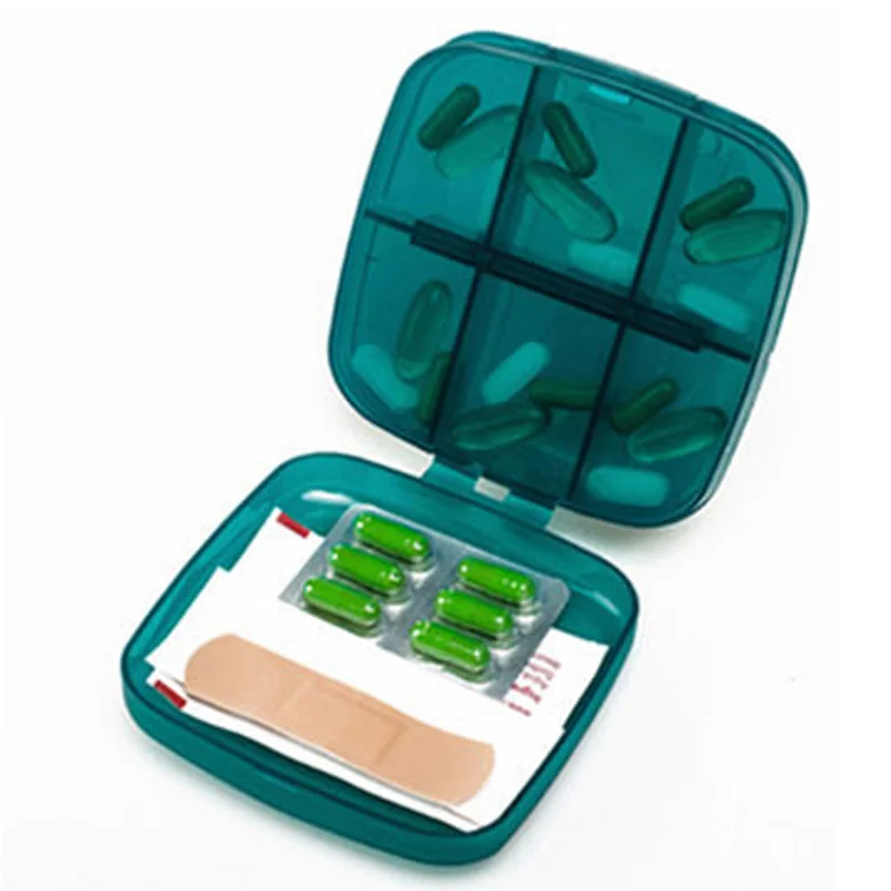 

Compartment Sealed Pill Cases Storage Box Medicine Survival Case Container Outdoor Travel Portable Medicina Organizador