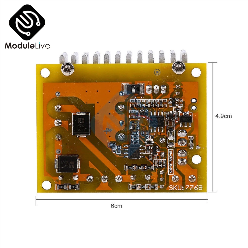 DC-DC Step Up Boost Module Hoogspanning Zvs Om Condensator Lading Elektromagnetische 45V-390V 780V Verstelbare converter