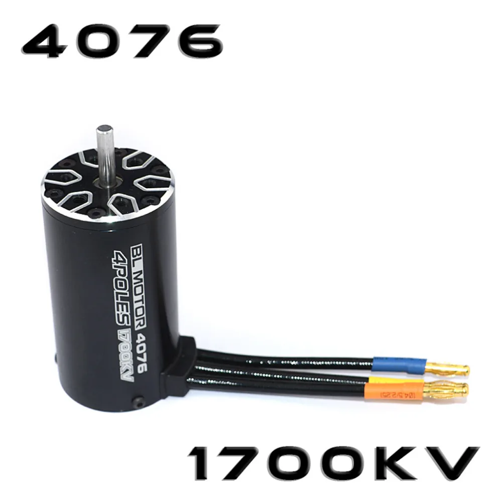 RC 4076 2250KV 2000KV 1700KV 1550KV Sensorless Brushless Motor 120A ESC with LED Programming Card Combo Set for 1/8 RC Car Truck