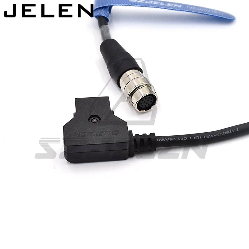 DTAP to 12 Pin Hirose Coiled Power Cable for B4 2/3\