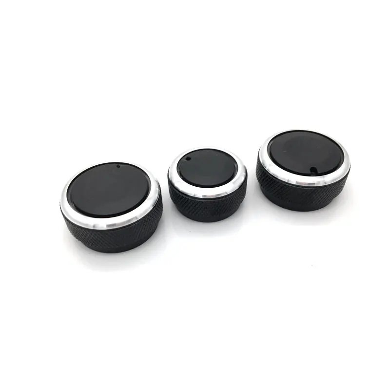 3pcs/set Air Conditioning Knob Aluminum Alloy AC Knob Heat Control Button For Hyundai Elantra 2004-2016