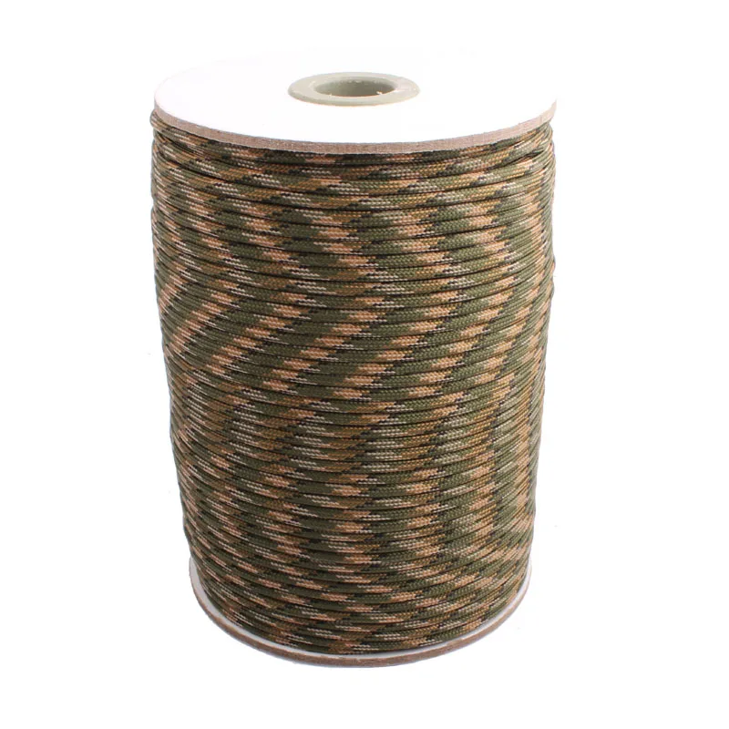 Paracord 550 Parachute Cord Lanyard Rope Mil Spec Type III 7 Strand 328 FT Climbing Camping Survival Equipment