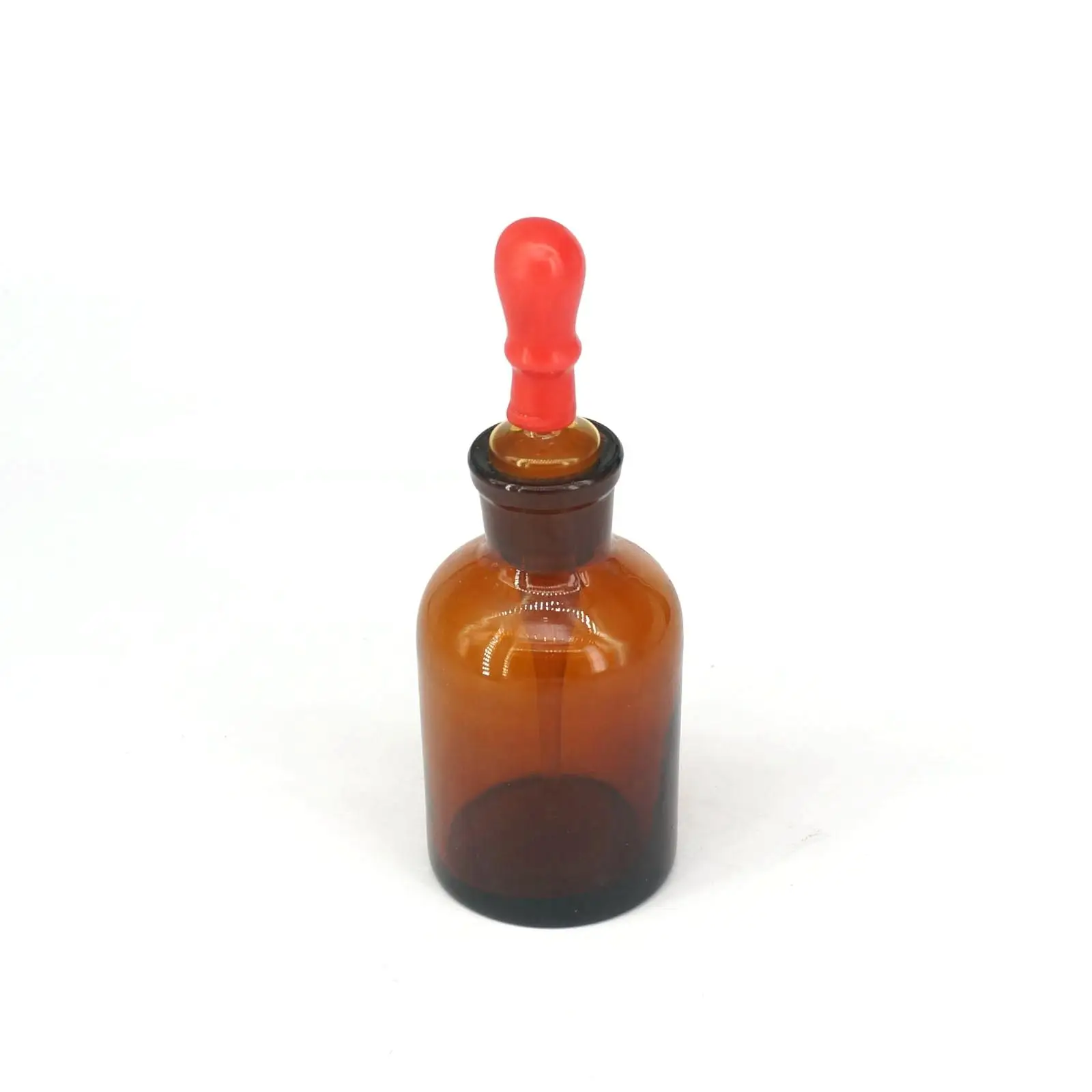 60ML Brown Glass Dropping Bottle Pipette With Ground Stopper and Dropper