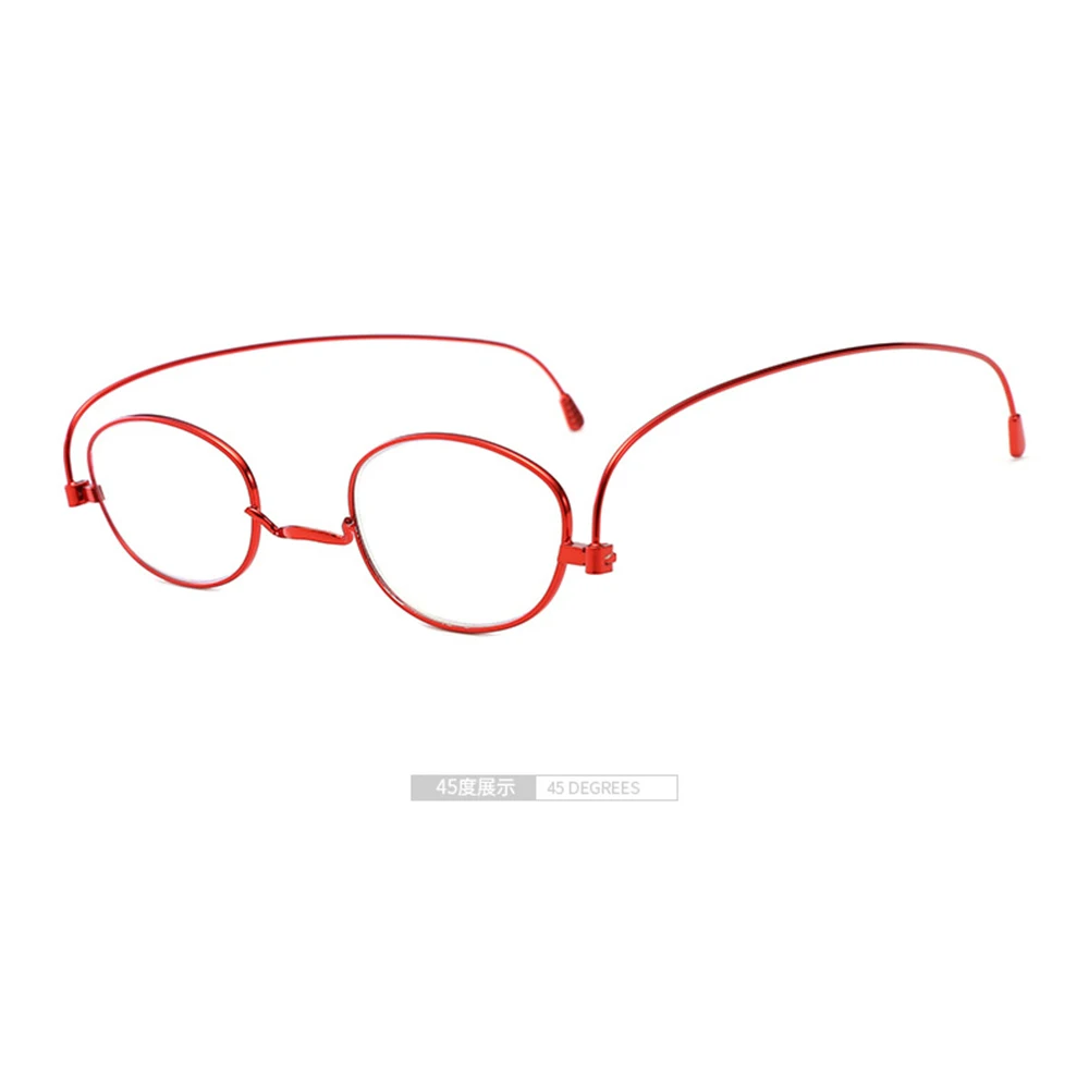 Fashion Paper Ultra-thin Rotate Portable Fold Ultralight Men Women Reading Glasses +0.75 +1.25 +1.5 +2.00 +1.75 TO +4