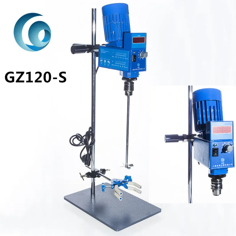 GZ120-S/GZ120 Lab Digital Powerful Lab Stirrer mixer 2000RPM 20L 0-10000 mPas constant cantilever