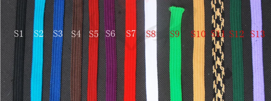 High Quality Sword Fitting Black Cord for Japanese Samurai Sword Knives Katana Wakizashi Tanto M4