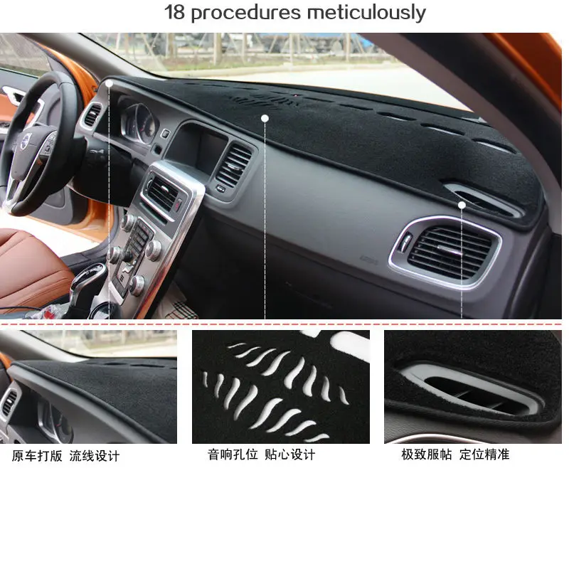 Car dashboard cover mat for Hyundai Veracruz 2006-2010 High Configuration Right steering wheel  dashmat dash auto accessories