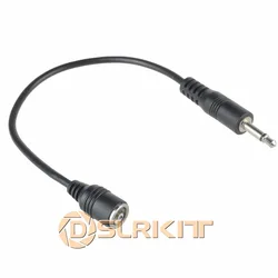 PC Female to 3.5mm Male FLASH Sync Cable Cord for Studio Flash