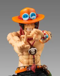 Anime One Piece 18cm BJD Joints Moveable ACE PVC Action Figure Collection Model Toys