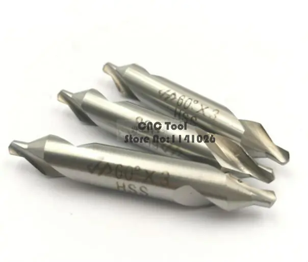 จัดส่งฟรี 5PCS DIA 1.0 มม.-6.0 มม.-ประเภทCentreเจาะBits 60 องศาCountersinksบิตชุดSpotting Drill