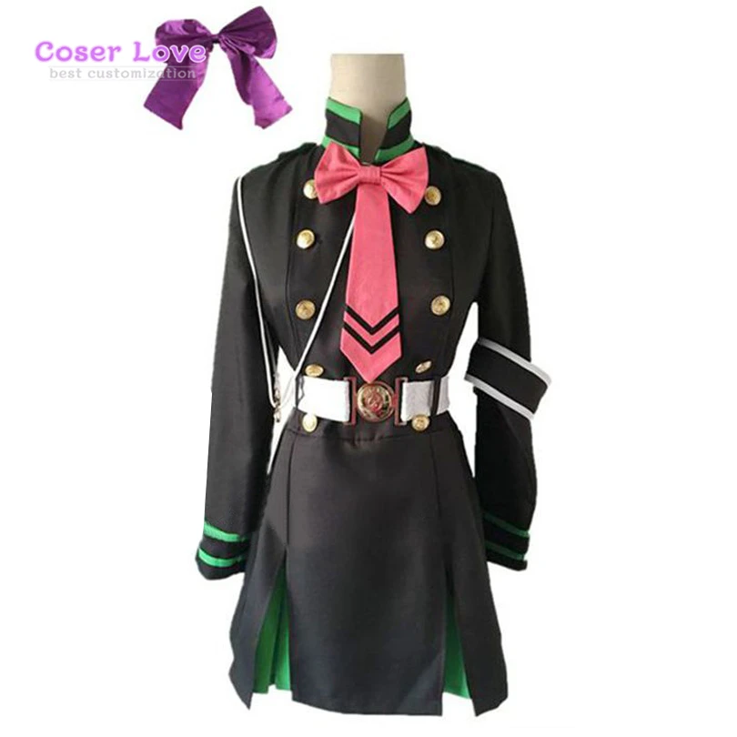 

Seraph of the end Hiiragi Shinoa Cosplay Costume Carnival Halloween Christmas Costume