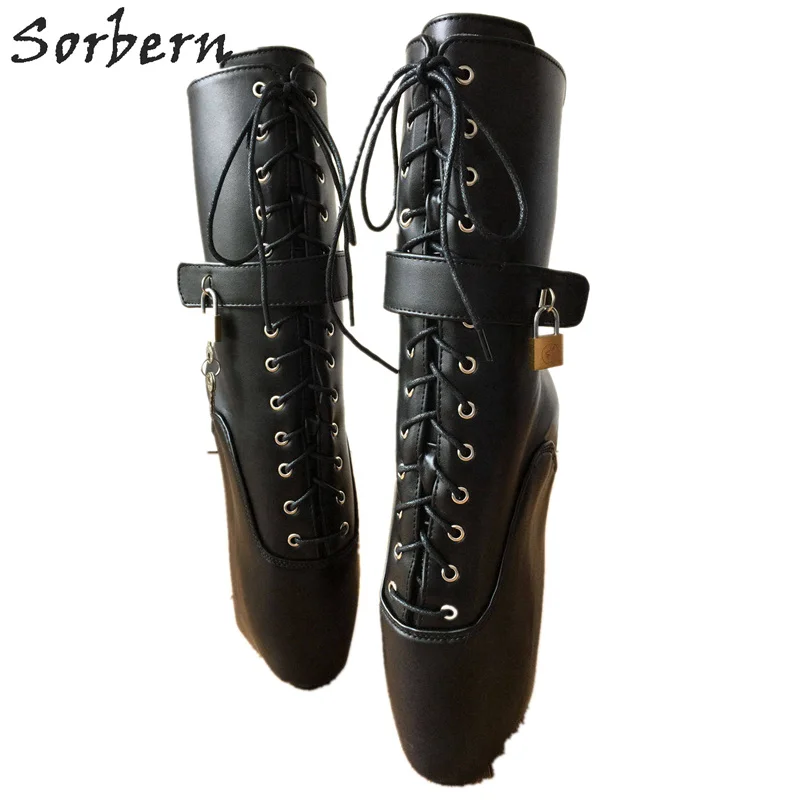 

Sorbern Sexy Mid Calf Boots Women Ballet Wedge Heels Heelless Boots Shoes Custom Wide Calf Celebrity Shoe Platform Vintage Boot