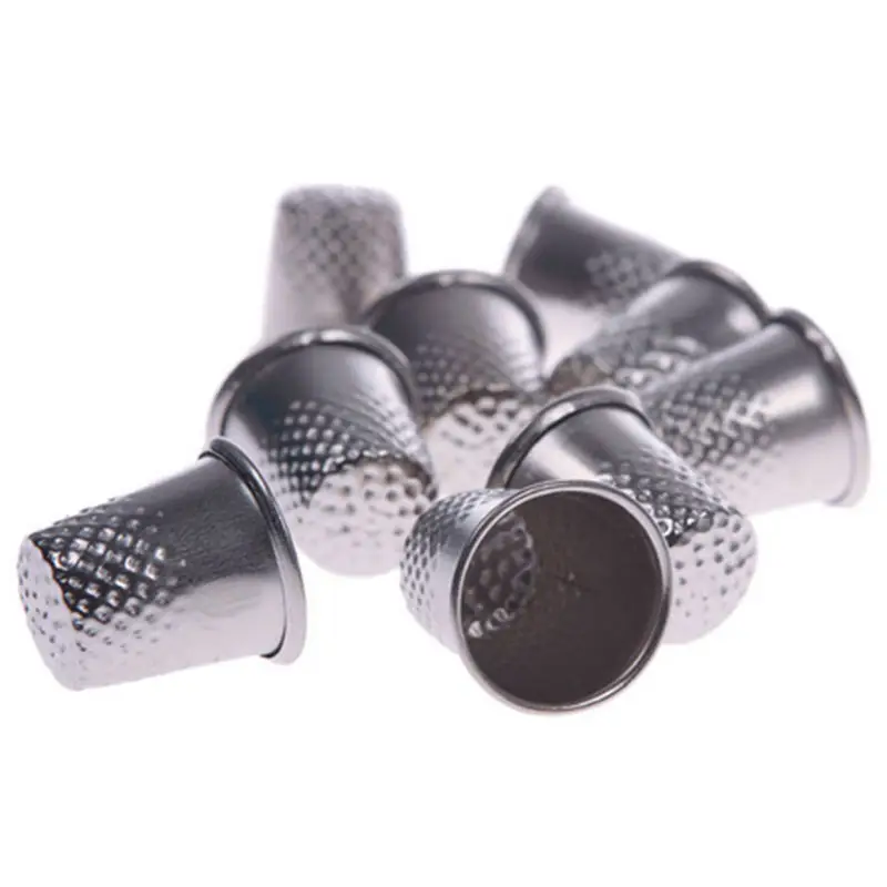 3Pcs Silver Tone Diy Ambachten Vintage Metalen Naaien Vingerhoed Gratis Verzending 19X18Mm (3/4 "X3/4") YH-461303