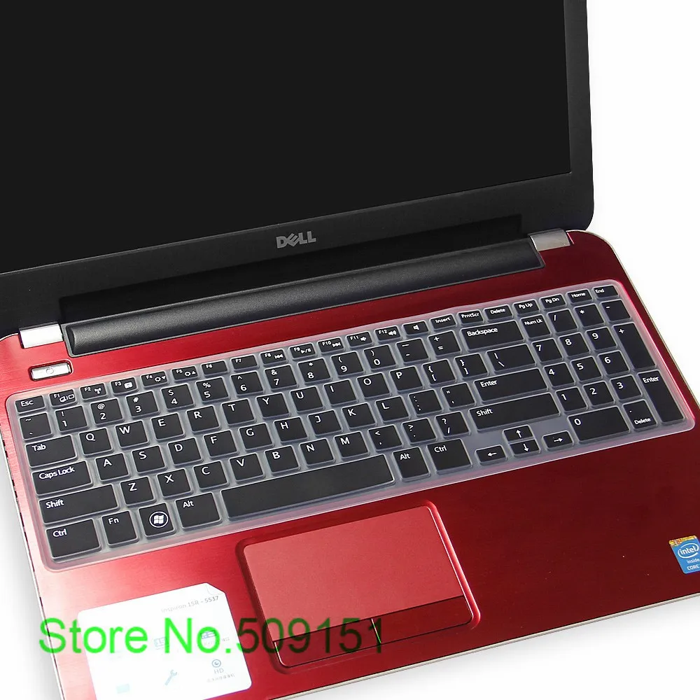 15 inch laptop keyboard cover For DEll inspiron 15R 5537 3537 5521 3521 2521 5528 N5110 M531R 15R-5521 N5010